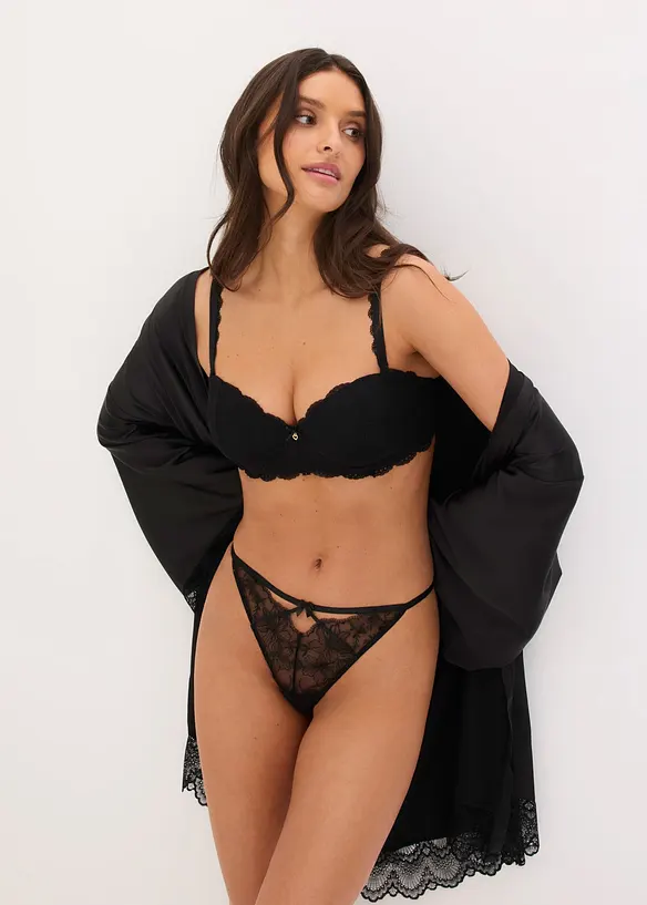 Reggiseno a balconcino con spalline multiway, bonprix