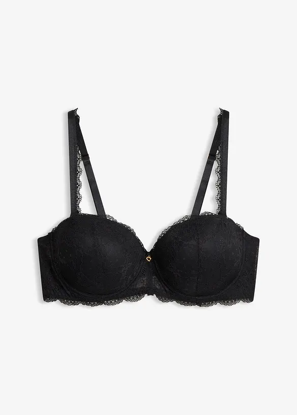 Reggiseno a balconcino con spalline multiway, bonprix
