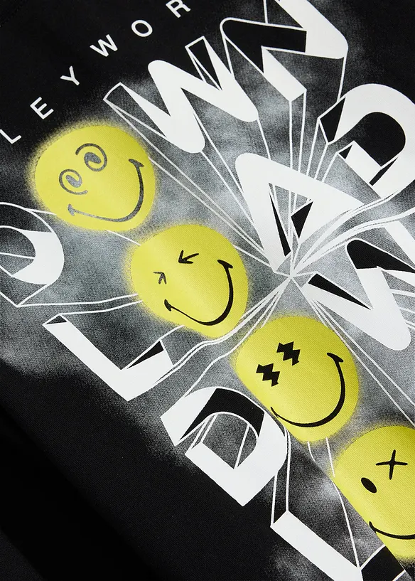 Maglia a maniche lunghe Smiley World in puro cotone, SmileyWorld