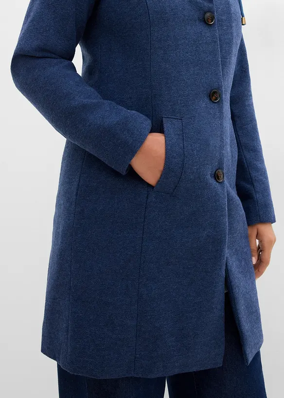 Cappotto corto in simil lana con effetto 2 in 1, bonprix