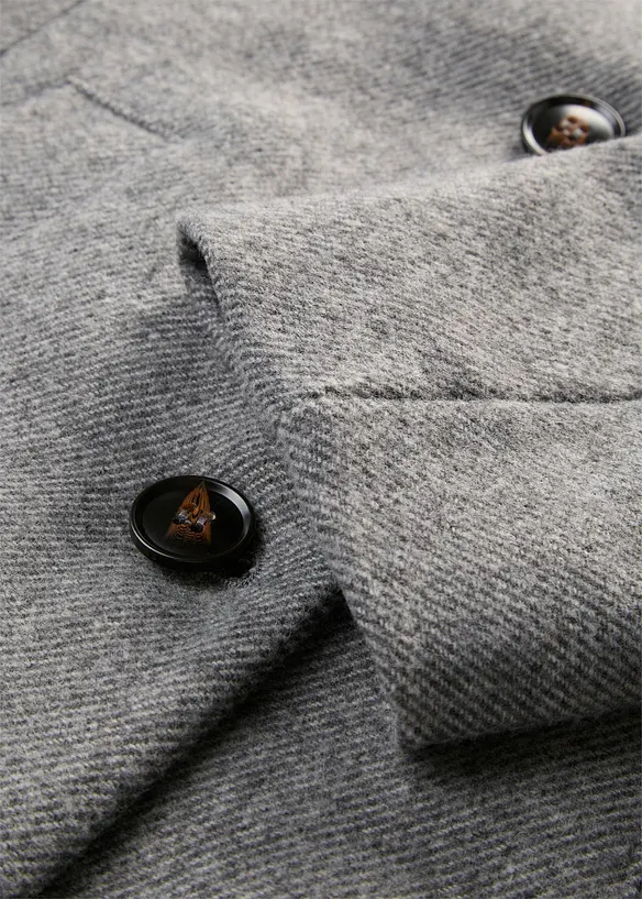 Cappotto corto in simil lana con effetto 2 in 1, bonprix