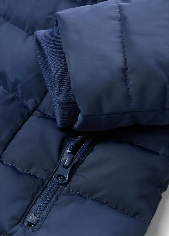 Giacca trapuntata leggera con cappuccio rimovibile, bonprix