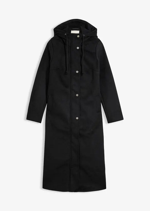 Cappotto lungo in simil lana, bonprix
