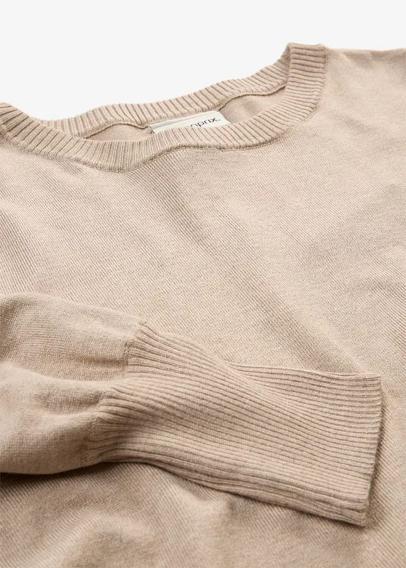 Maglione con maniche a palloncino, bonprix