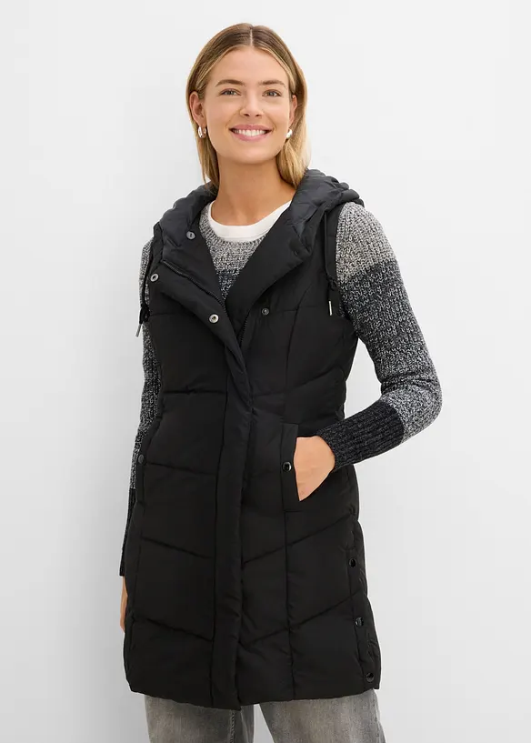 Gilet trapuntato in poliestere riciclato, bonprix
