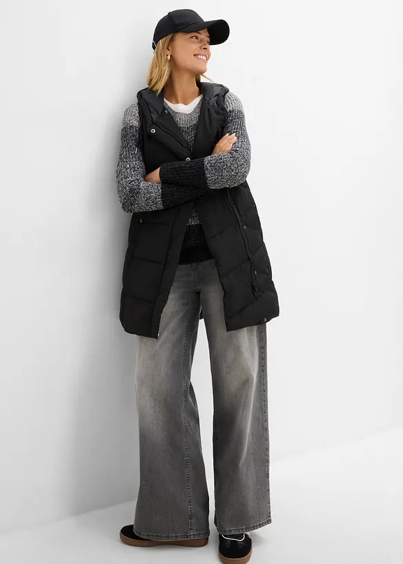 Gilet trapuntato in poliestere riciclato, bonprix