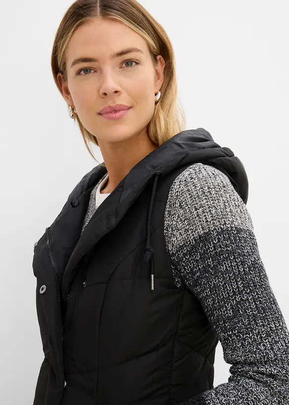 Gilet trapuntato in poliestere riciclato, bonprix