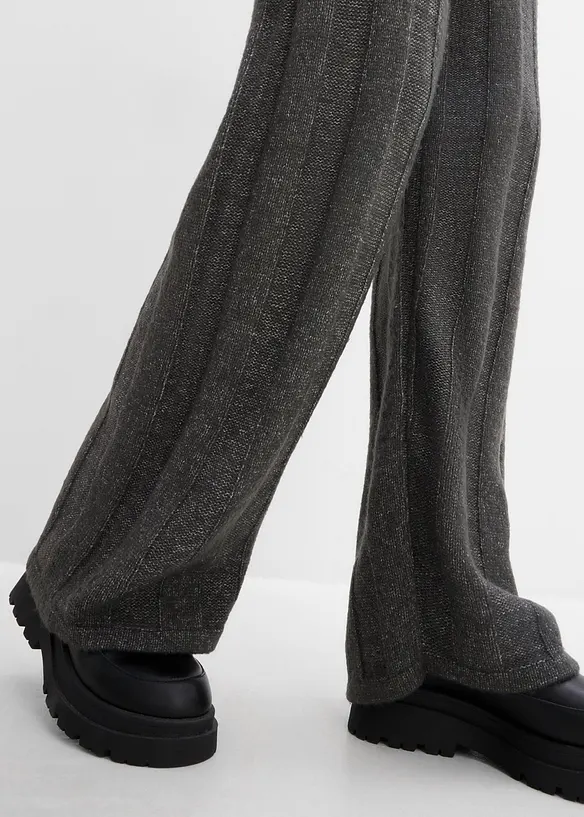 Pantaloni in maglia a coste, bonprix