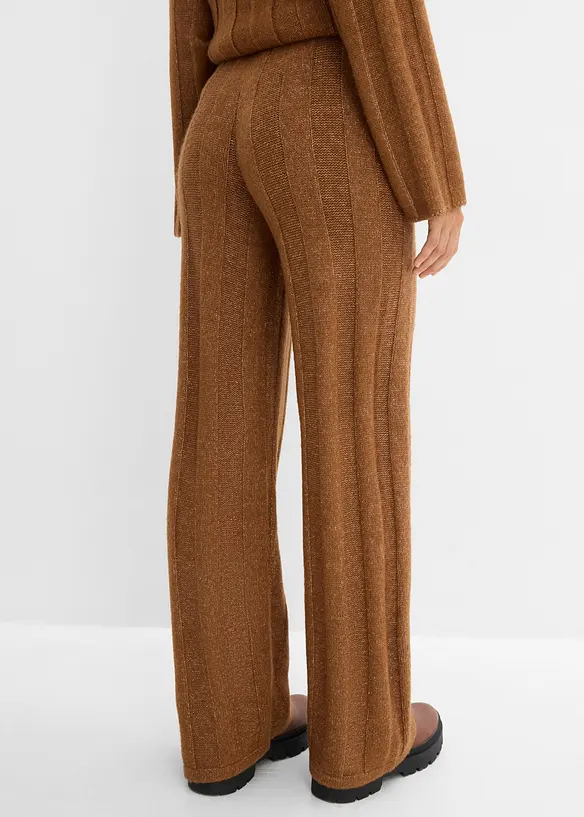 Pantaloni in maglia a coste, bonprix