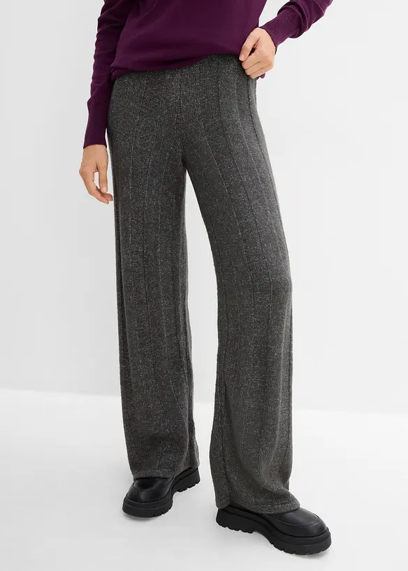 Pantaloni in maglia a coste, bonprix
