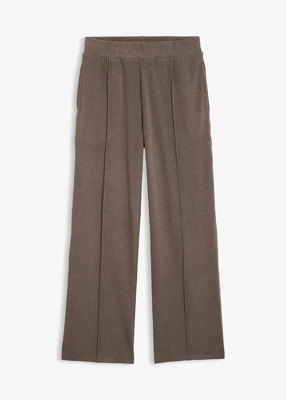 Pantaloni in jersey simil lana, bonprix