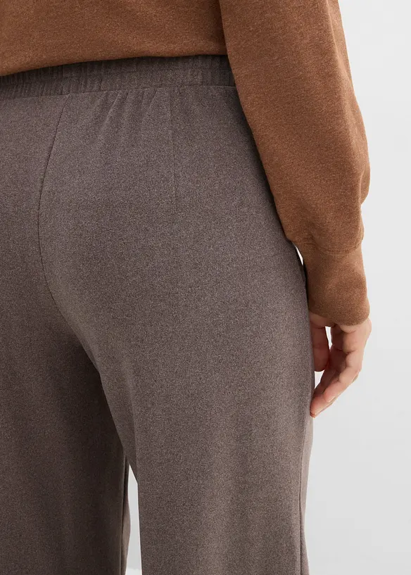 Pantaloni in jersey simil lana, bonprix