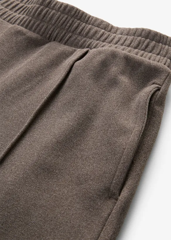 Pantaloni in jersey simil lana, bonprix