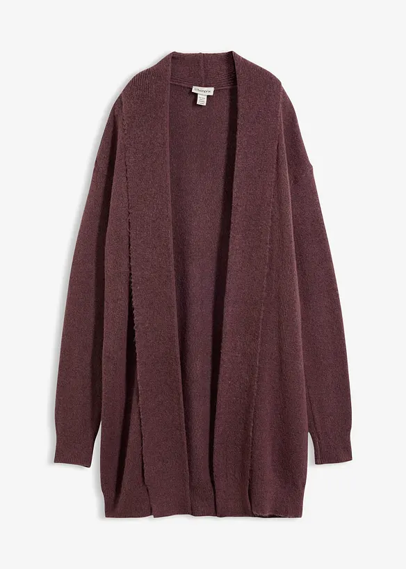 Cardigan lungo con collo a scialle, bonprix
