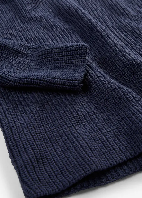 Maglione a coste in puro cotone, bonprix
