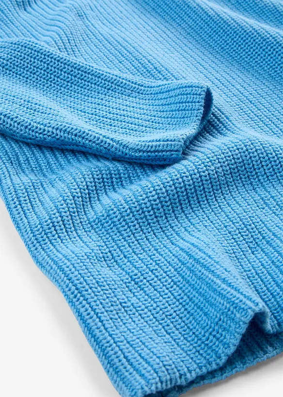Maglione a coste in puro cotone, bonprix