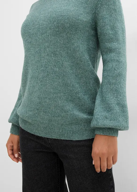Maglione con maniche a palloncino, bonprix