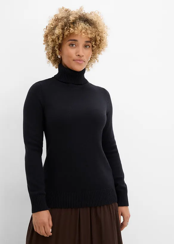 Maglione a collo alto, bonprix