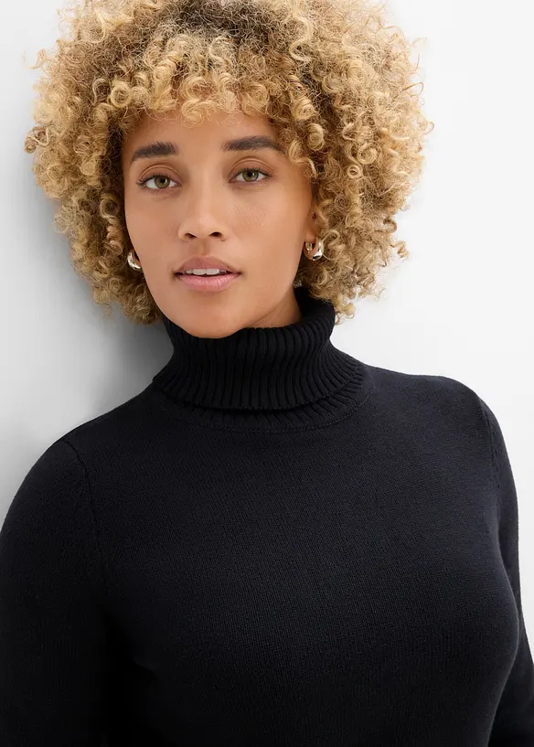 Maglione a collo alto, bonprix