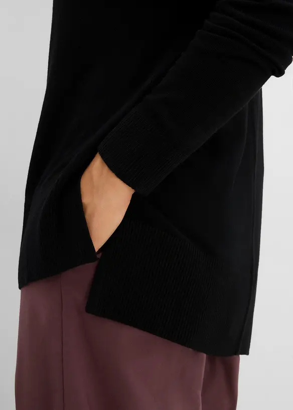 Maglione oversize in misto viscosa, bonprix