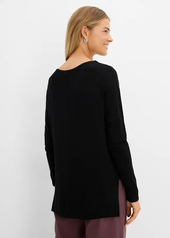 Maglione oversize in misto viscosa, bonprix