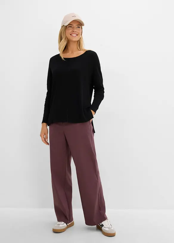 Maglione oversize in misto viscosa, bonprix