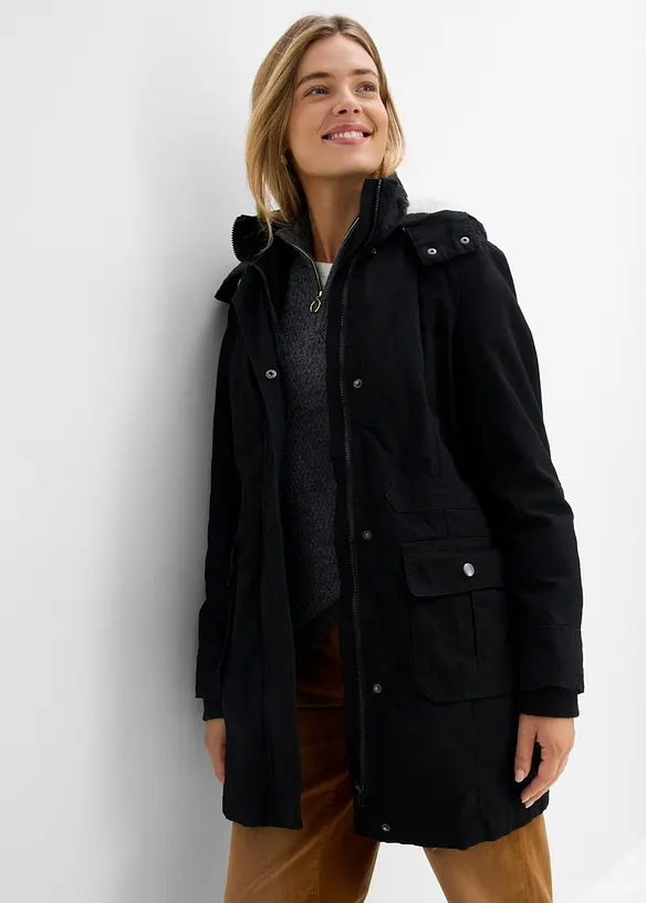 Parka in cotone imbottito, bonprix