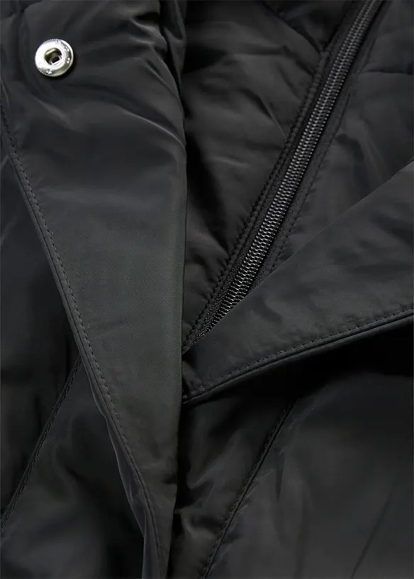 Cappotto corto leggermente imbottito con cappuccio, bonprix