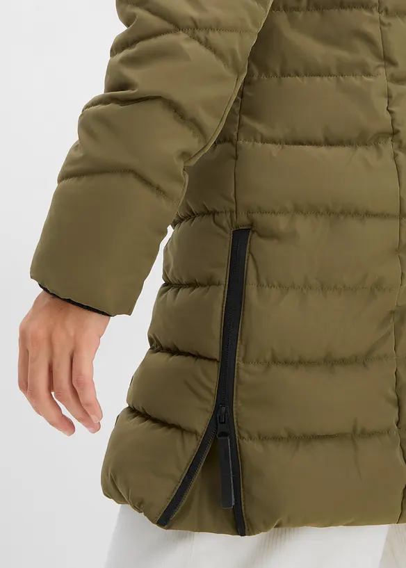 Giacca lunga trapuntata e imbottita, bonprix