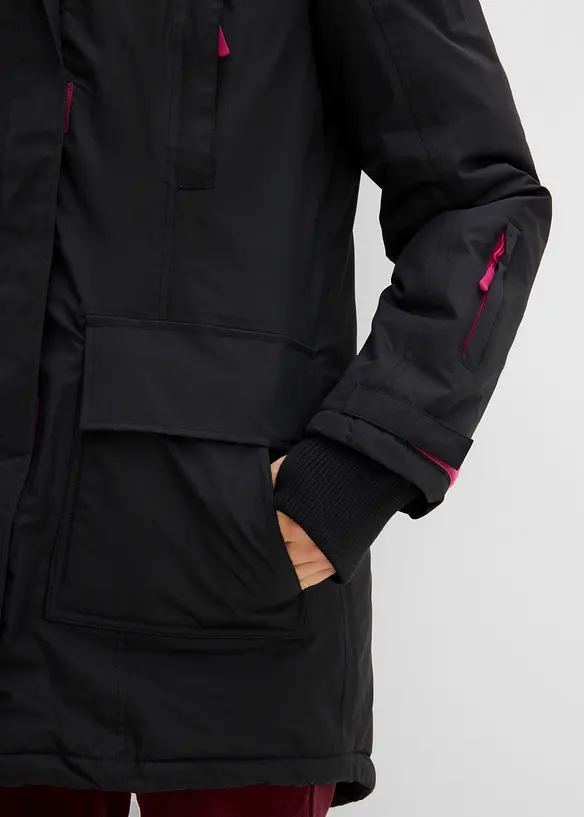 Parka tecnico imbottito impermeabile, bonprix