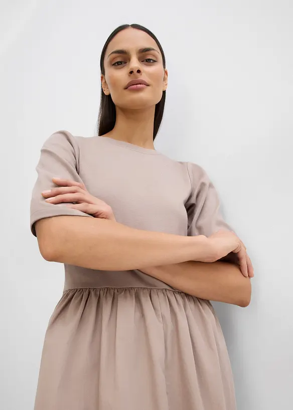 Abito midi in puro cotone, bonprix