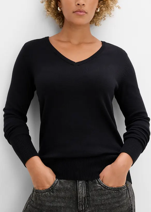 Maglione in filato fine, bonprix