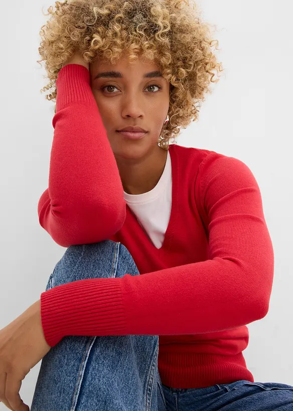 Maglione in filato fine, bonprix