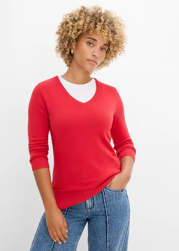 Maglione in filato fine, bonprix