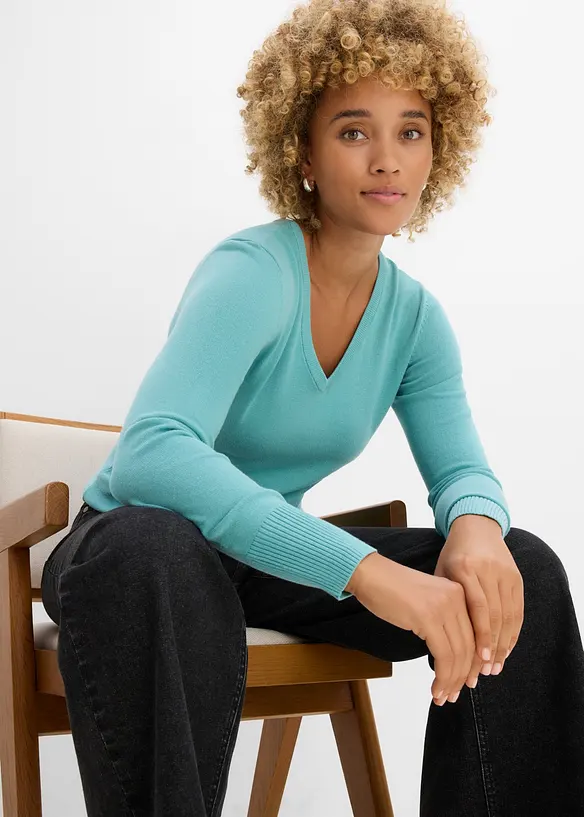 Maglione in filato fine, bonprix