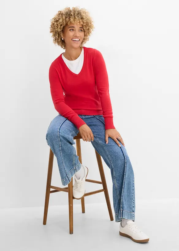 Maglione in filato fine, bonprix