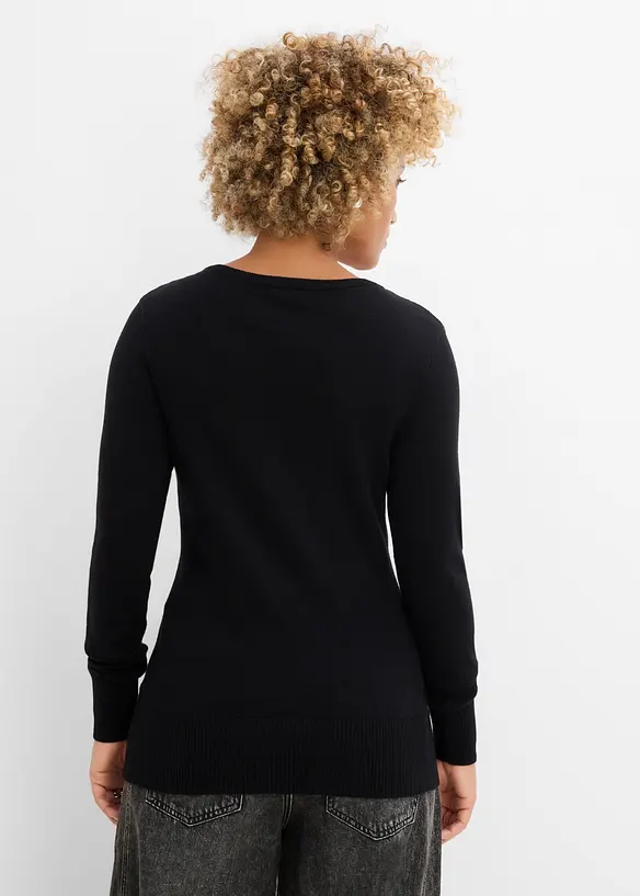 Maglione in filato fine, bonprix