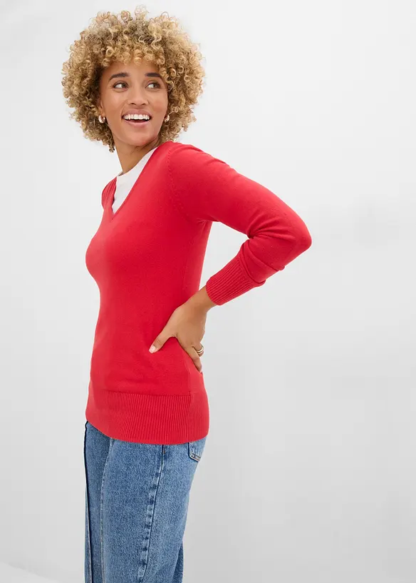 Maglione in filato fine, bonprix