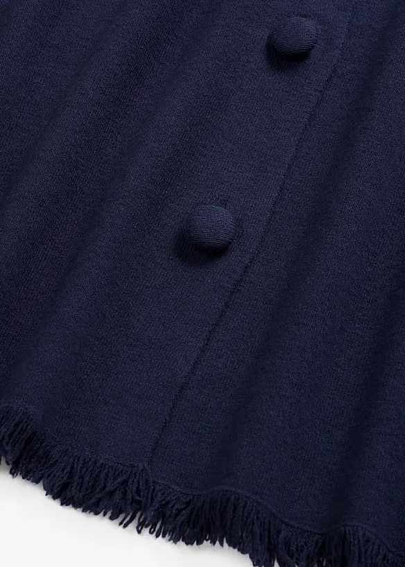 Cardigan con bordi sfrangiati, bonprix