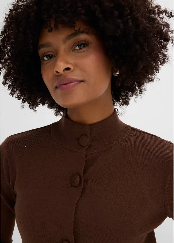 Cardigan con bordi sfrangiati, bonprix