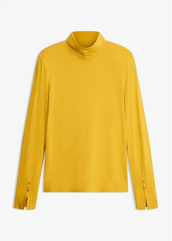 Maglia dolcevita con bottoni decorativi, bonprix
