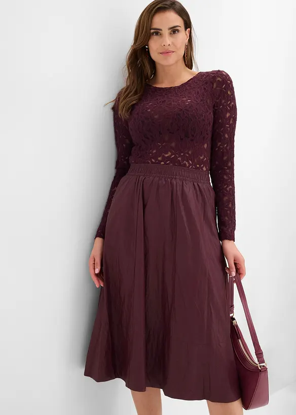 Body in pizzo soffice, bonprix