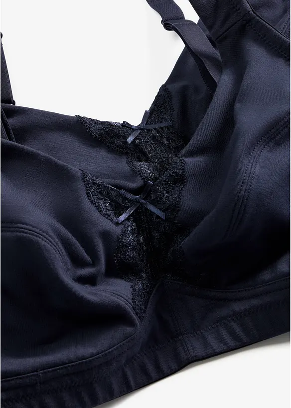 Reggiseno senza ferretto  con cotone biologico (pacco da 2), bonprix