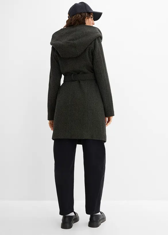 Cappotto corto in misto lana, bonprix