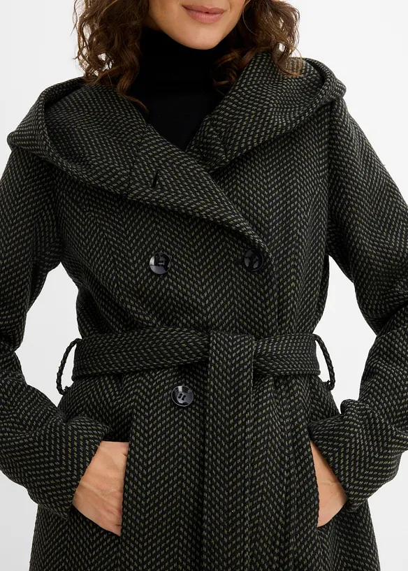 Cappotto corto in misto lana, bonprix