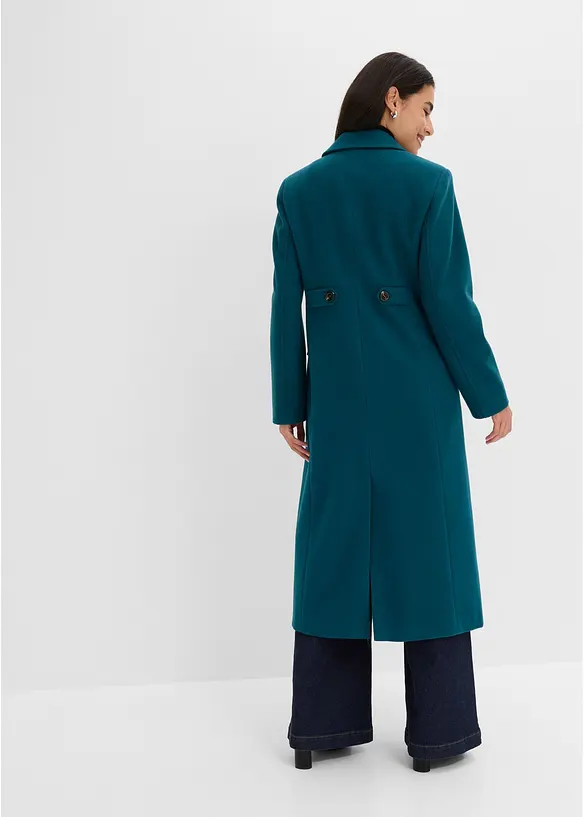 Cappotto lungo in simil lana, bonprix