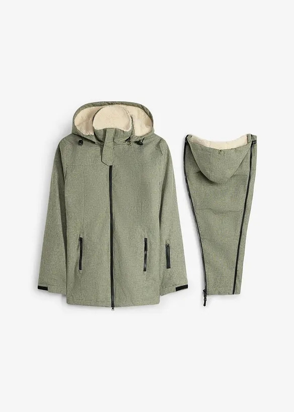Giacca pr&eacute;maman morbida 3 in 1 con inserto babywearing, bonprix