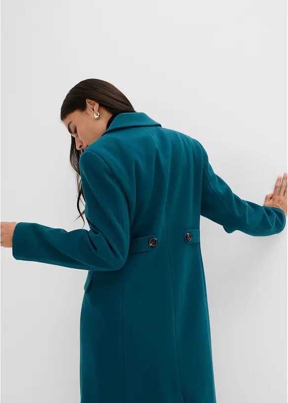 Cappotto lungo in simil lana, bonprix