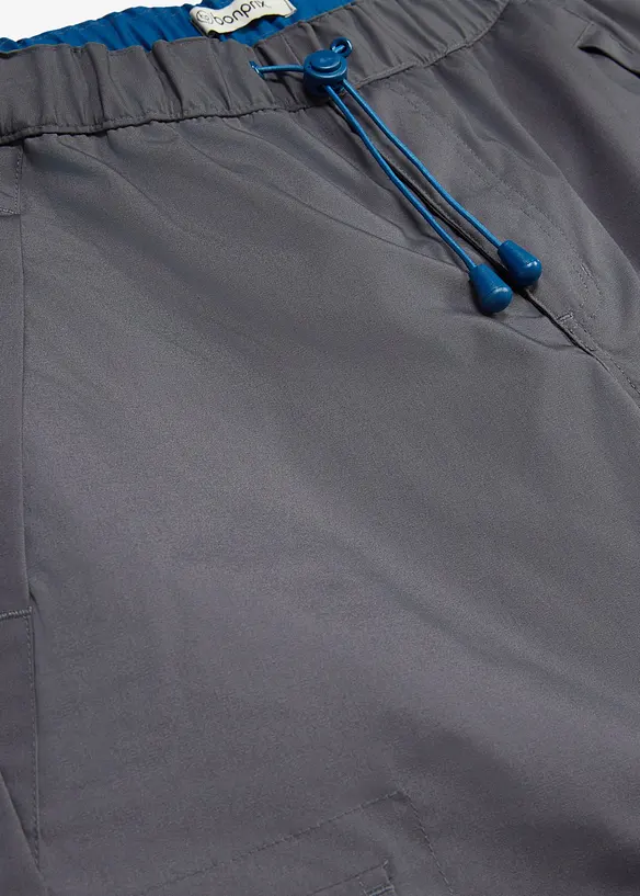 Pantaloni cargo con elastico in vita relaxed fit, straight, bonprix