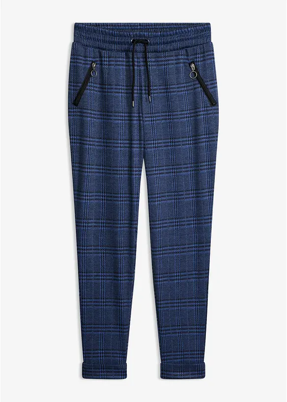 Pantaloni jacquard con elastico in vita, bonprix